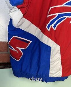 Vintage Apex One NFL Buffalo Bills Blue/Red/White Football Zip Jacket XL