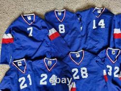 Vintage Athletic Supply Buffalo Bills Long Sleve Jersey Lot of 9 Sizes S and M