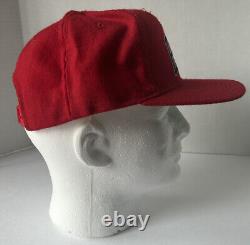 Vintage Buffalo Bills 100% Wool Red Starter SnapBack Hat. Retro RARE 1990s