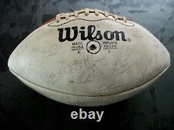Vintage Buffalo Bills 1980 Team Signed NFL Rozelle Football 50 Autographs, Nice