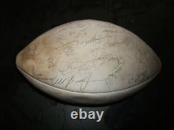Vintage Buffalo Bills 1980 Team Signed NFL Rozelle Football 50 Autographs, Nice