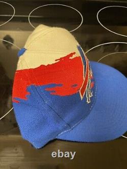 Vintage Buffalo Bills 90s Shark Splash Snapback Hat Cap NFL Logo Athletic Wool