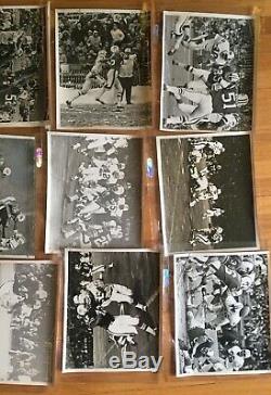 Vintage Buffalo Bills AFL / NFL Courier Express Newspaper Press Photos-Lot of 43