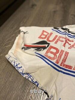 Vintage Buffalo Bills All Over Print Shirt, Made in USA
