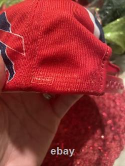 Vintage Buffalo Bills Cap Hat Snapback Made in USA Red White Blue GO BILLS