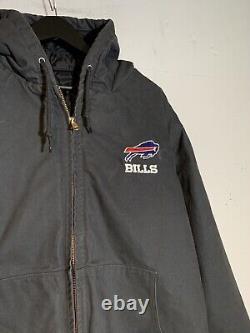 Vintage Buffalo Bills Carhartt Type Winter Coat Jacket NFL Football