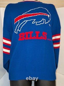 Vintage Buffalo Bills Jim Kelly Bruce Smith Sweatshirt Men's XL BARREL 2 BRAND