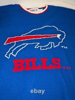 Vintage Buffalo Bills Jim Kelly Bruce Smith Sweatshirt Men's XL BARREL 2 BRAND