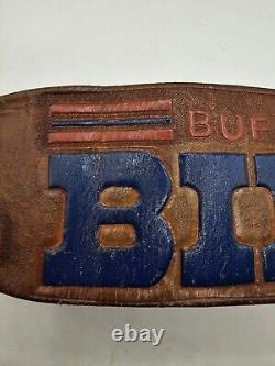 Vintage Buffalo Bills Leather Belt D. S. Conway