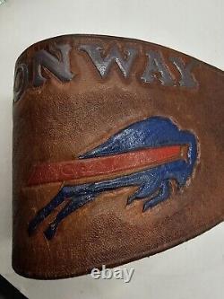 Vintage Buffalo Bills Leather Belt D. S. Conway