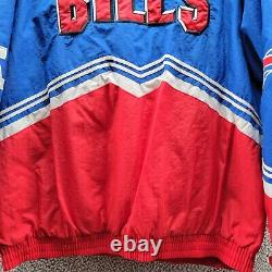 Vintage Buffalo Bills Men's Pro Line Jacket Logo Athletic Blue Red Size 2XL
