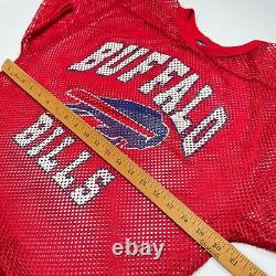 Vintage Buffalo Bills NFL Mesh Crop RARE Jersey Adult size Small Medium USA Made