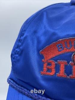 Vintage Buffalo Bills Satin Rope Hat Mafia Cap Football