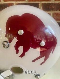 Vintage Clear Shell Buffalo Bills MacGregor 100 MH Football Helmet Rare