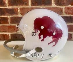 Vintage Clear Shell Buffalo Bills MacGregor 100 MH Football Helmet Rare