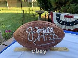 Vintage Jim Kelly #12 Buffalo Bills Signed Autograph Football NFL Wilson Leather