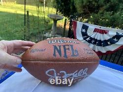 Vintage Jim Kelly #12 Buffalo Bills Signed Autograph Football NFL Wilson Leather