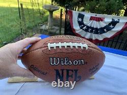 Vintage Jim Kelly #12 Buffalo Bills Signed Autograph Football NFL Wilson Leather