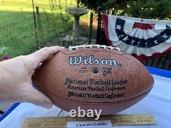 Vintage Jim Kelly #12 Buffalo Bills Signed Autograph Football NFL Wilson Leather