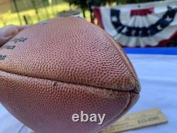 Vintage Jim Kelly #12 Buffalo Bills Signed Autograph Football NFL Wilson Leather