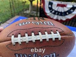 Vintage Jim Kelly #12 Buffalo Bills Signed Autograph Football NFL Wilson Leather