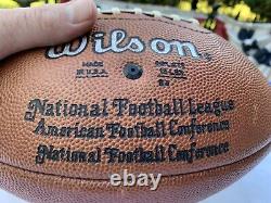 Vintage Jim Kelly #12 Buffalo Bills Signed Autograph Football NFL Wilson Leather