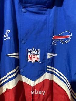 Vintage Logo Athletic NFL Pro Line Buffalo Bills Winter Jacket/Parka Men's Sz L