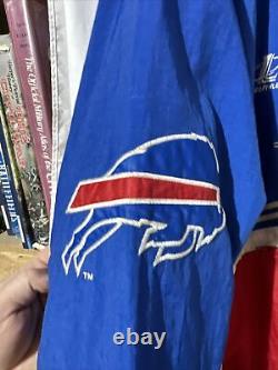 Vintage Logo Athletic NFL Pro Line Buffalo Bills Winter Jacket/Parka Men's Sz L