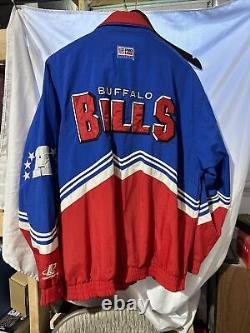 Vintage Logo Athletic NFL Pro Line Buffalo Bills Winter Jacket/Parka Men's Sz L