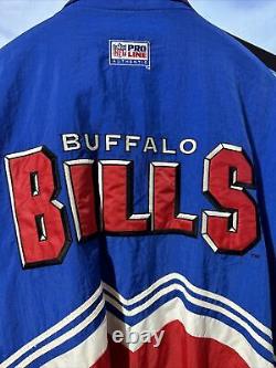 Vintage Logo Athletic NFL Pro Line Buffalo Bills Winter Jacket/Parka Men's Sz L