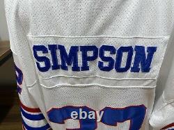 Vintage Mitchell & Ness NFL Buffalo Bills OJ Simpson Throwback Jersey Mens 60