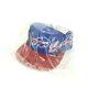 Vintage Nfl Buffalo Bills Football Team Wavy Waves Design Apex One Snapback Hat