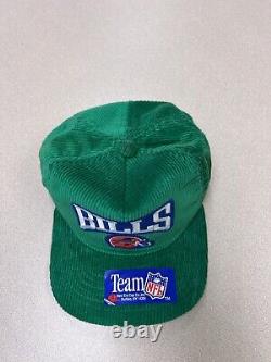 Vintage New Era Buffalo Bills Green Corduroy Hat RARE NEW H112