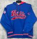 Vintage Pro Line Starter Buffalo Bills Hoodie Sweatshirt Script Blue Nfl Large