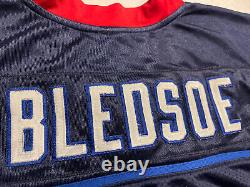 Vintage REEBOK Buffalo Bills Drew Bledsoe SEWN NFL Jersey Men's SIZE 60