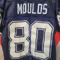 Vintage Reebok Authentic NFL Buffalo Bills Eric Moulds 80 Jersey Mens 50 L Sewn