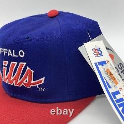 Vintage Sports Specialties Buffalo Bills Script Snapback 100% Wool Pro Line NWT