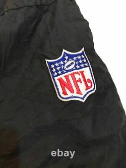 Vintage Starter NFL Buffalo Bills Full Zip Hoodie Puffer Jacket M Black Sewn