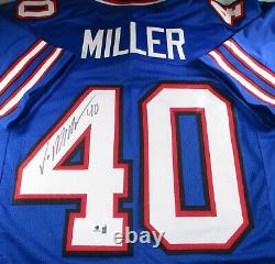 Von Miller / Autographed Buffalo Bills Blue Custom Football Jersey / COA