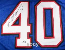 Von Miller / Autographed Buffalo Bills Blue Custom Football Jersey / COA