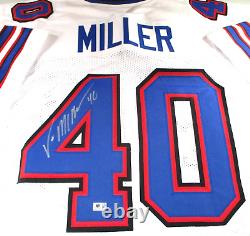 Von Miller / Autographed Buffalo Bills White Custom Football Jersey / COA