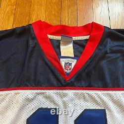 Vtg AUTHENTIC Buffalo Bills XL Reebok Roscoe Parrish 50 Obscure Jersey Y2K Rare