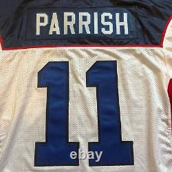 Vtg AUTHENTIC Buffalo Bills XL Reebok Roscoe Parrish 50 Obscure Jersey Y2K Rare