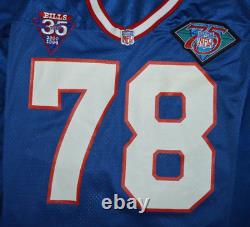 Vtg Bruce Smith Buffalo Bills 1994 Champion AUTHENTIC Game Cut NFL Jersey Sz 40