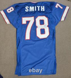 Vtg Bruce Smith Buffalo Bills 1994 Champion AUTHENTIC Game Cut NFL Jersey Sz 40