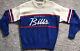 Vtg Buffalo Bills Coach Sweater Pro Line By Cliff Engle Large 90s Marv Levy