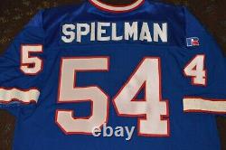 Vtg Chris Spielman Buffalo Bills Authentic Russell NFL Jersey Sz 48 SEWN