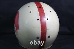Vtg early 60s MacGregor 100MH Clear Shell Buffalo Bills Style Football Helmet