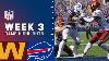 Washington Football Team Vs Bills Week 3 Highlights Nfl 2021