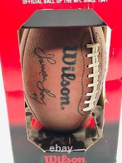 Wilson Official NFL Authentic Game Ball Leather Football Thurman Thomas Buffalo